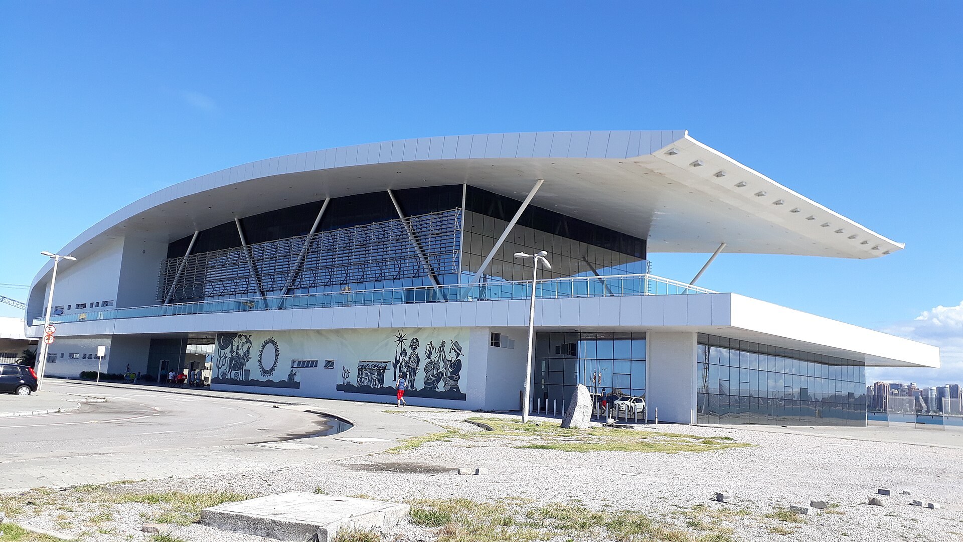 Terminal marítimo de passageiros de Maceió, onde atracam os navios de cruzeiro durante a temporada de verão