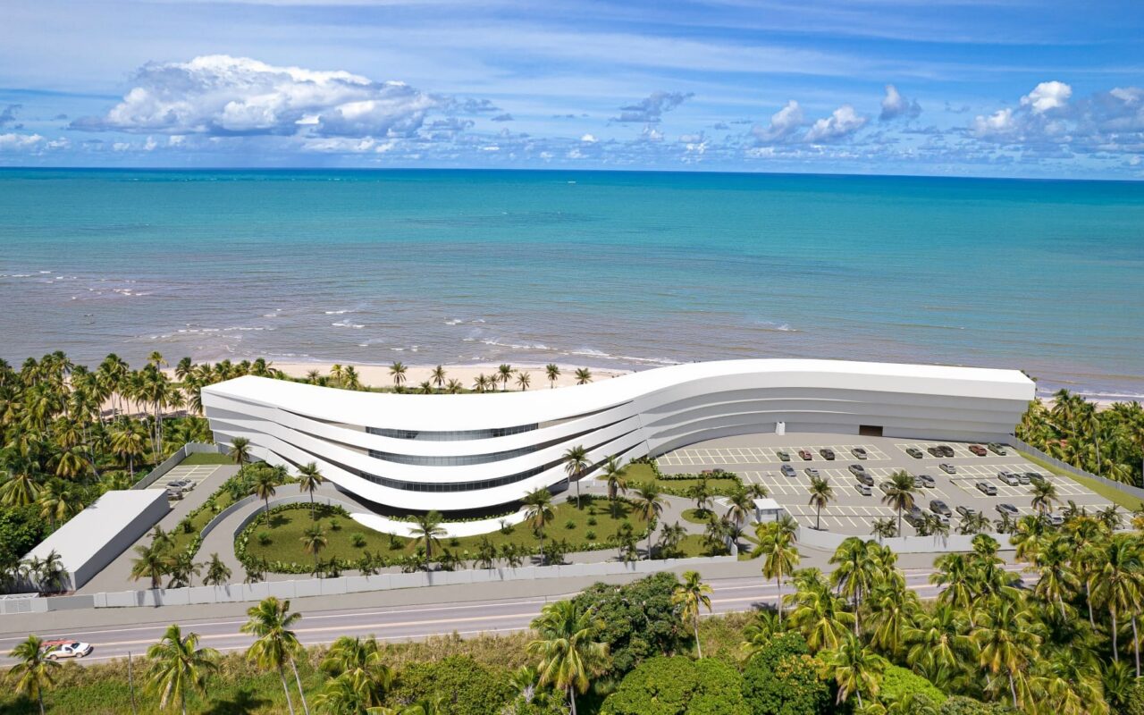 O Oikos Maragogi, do grupo GAV, deve ser inaugurado em 2027, à beira-mar, com 362 apartamentos