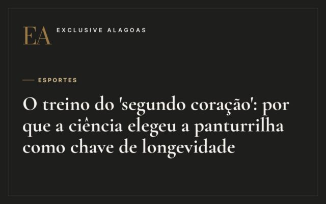O treino do ‘segundo coração’: por que a ciência elegeu a panturrilha como chave de longevidade